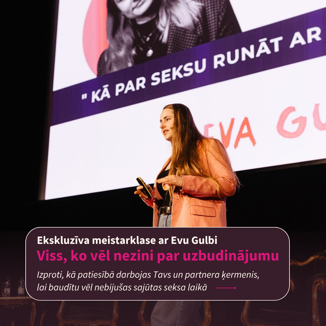 Online meistarklase "Izproti uzbudinājumu" ar Evu Gulbi